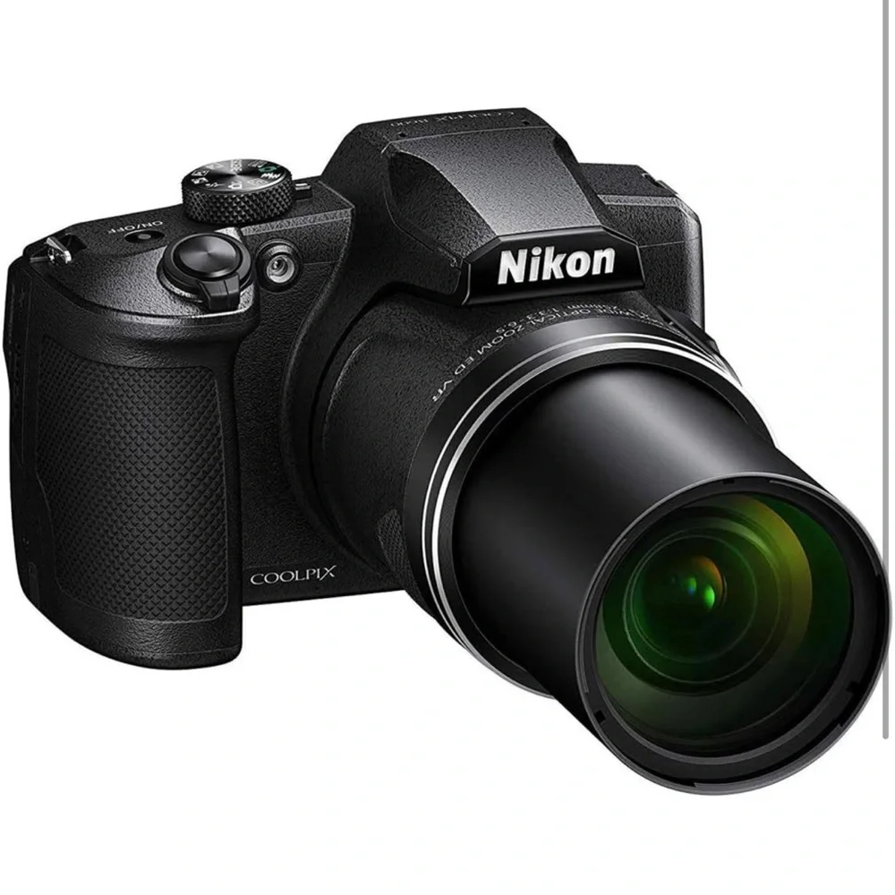 Nikon Black Digital Camera with Large Zoom Lens